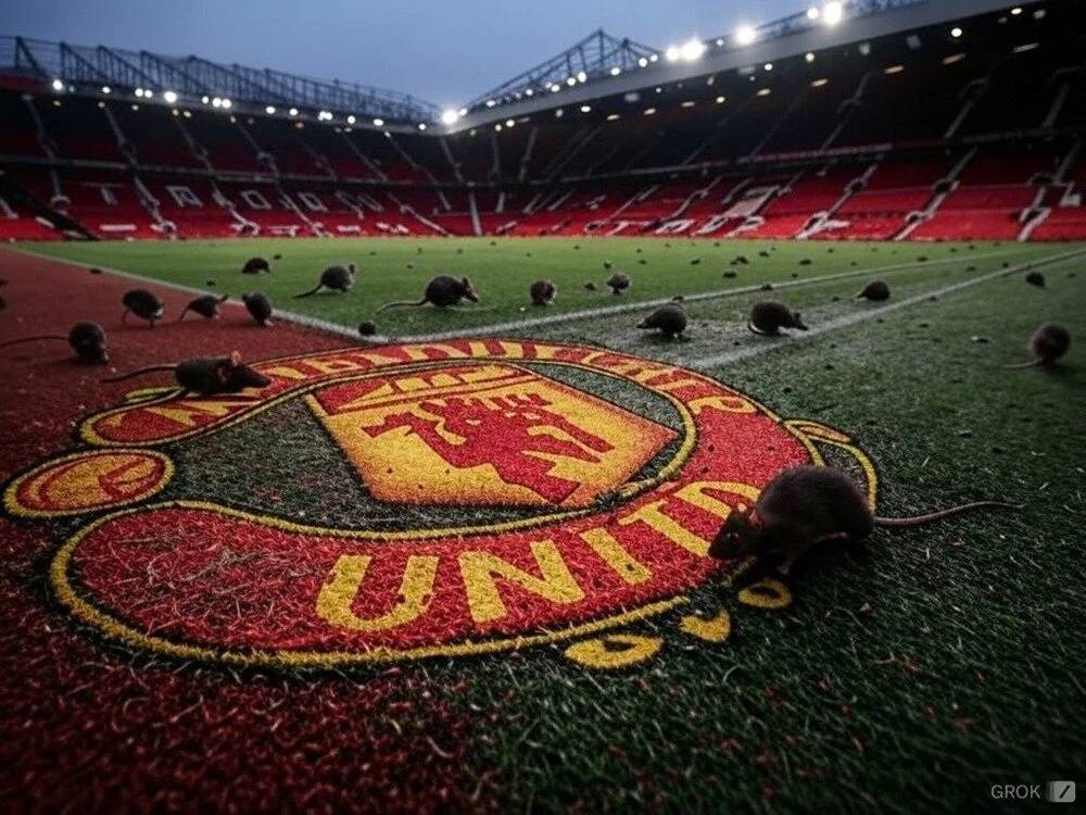 Old Trafford'da istila! Manchester United'ın stadını fare bastı 2